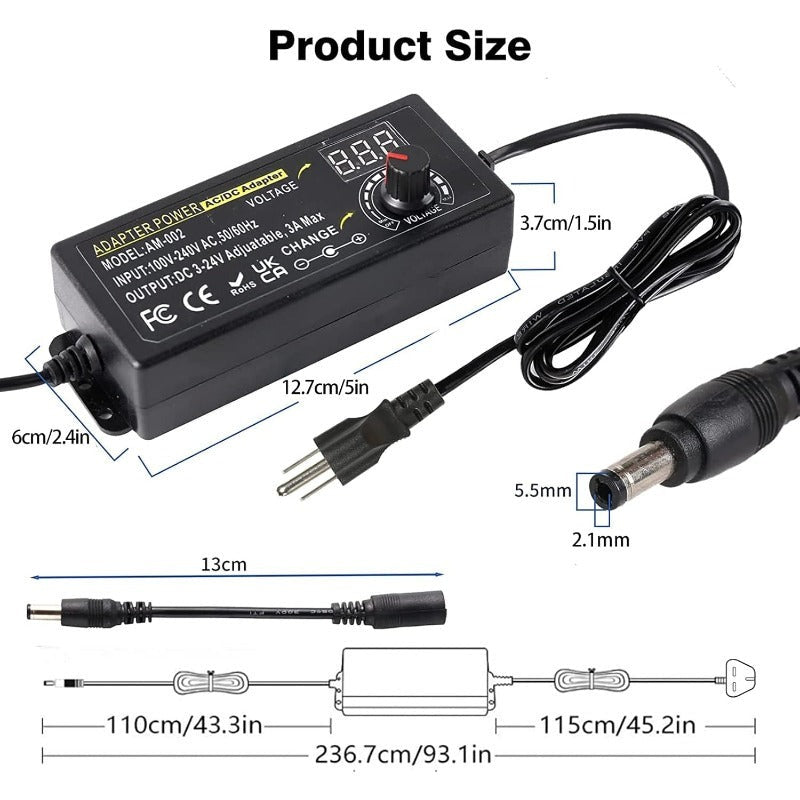 Universal Adjustable Power Adapter