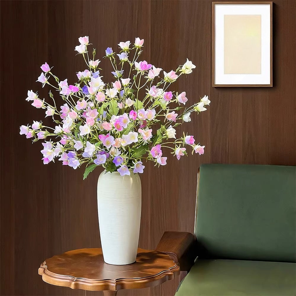 Pastel Bellflower Breeze Faux Floral Arrangement