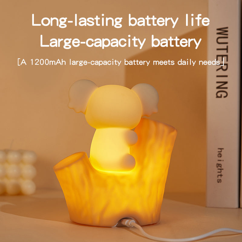 Maetiva® Mini Koala on Tree Branch Silicone Squishy Night Light Cute Perfect Gift