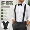 Secure Carabiner Hook Suspenders