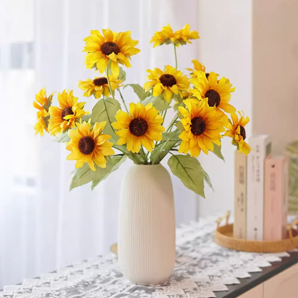 Sunny Meadow Cluster Faux Floral Arrangement