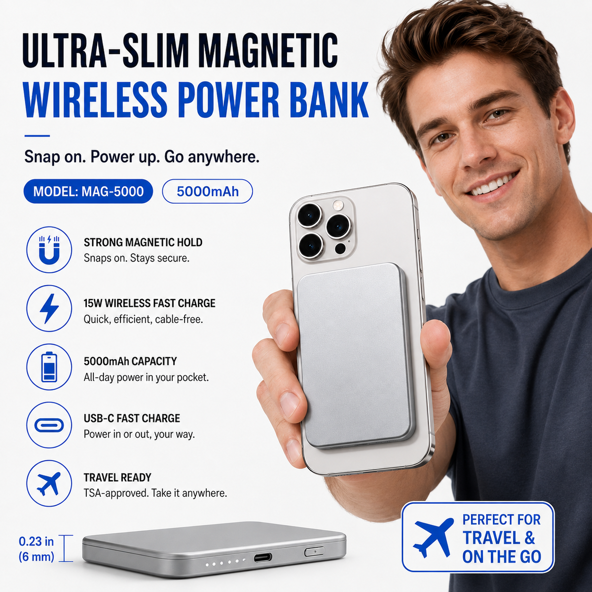 High-Speed Compact Power Bank 
Maetiva