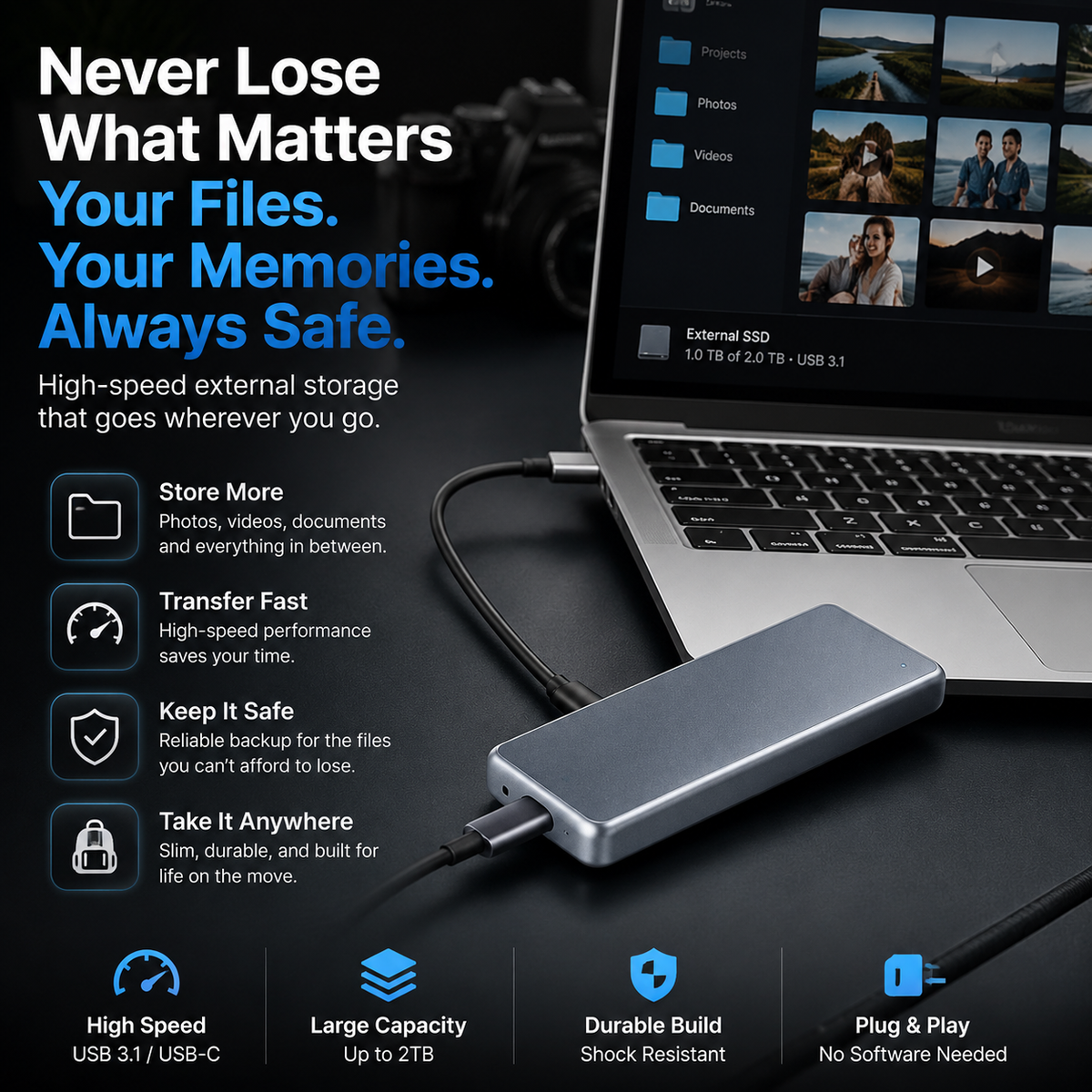 Portable External SSD