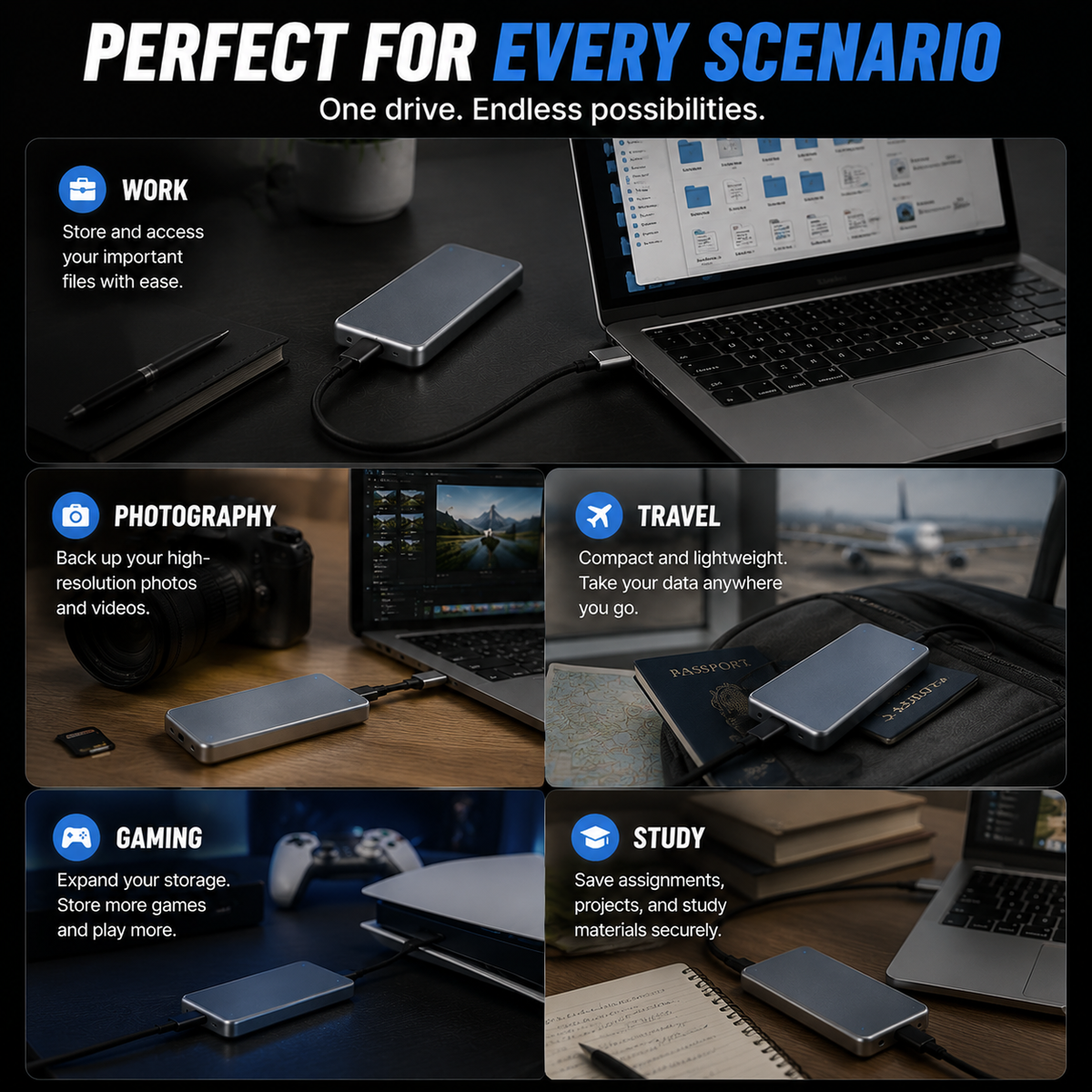 Portable External SSD