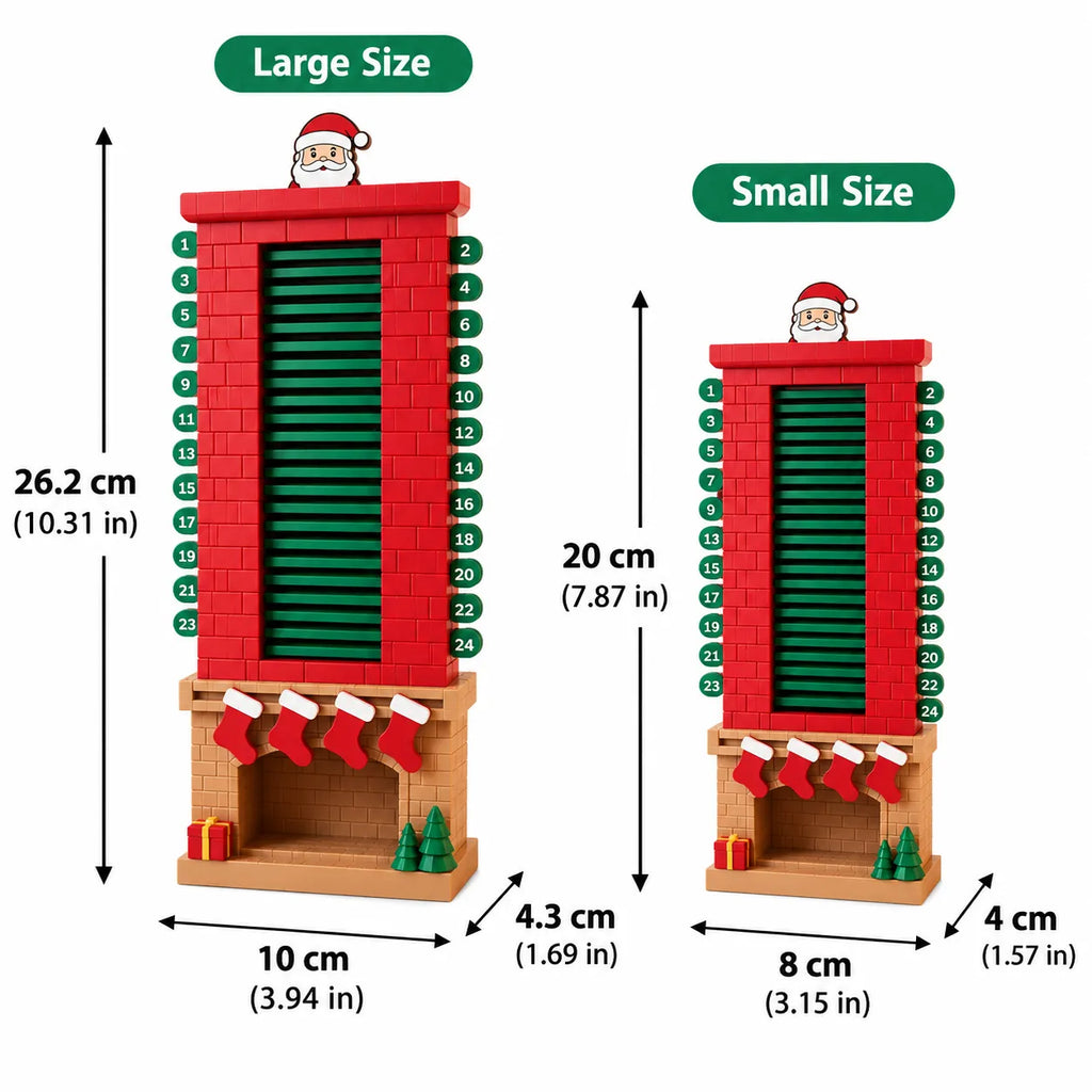 3D Printed Santa Chimney Advent Calendar – A Magical Christmas Countdown