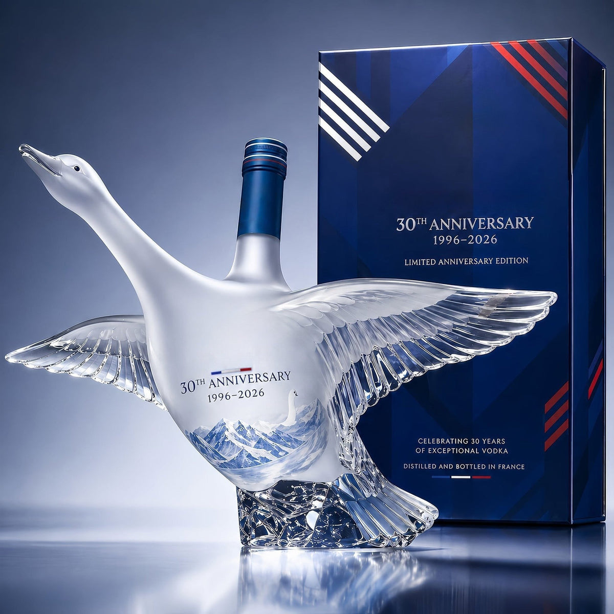 30th Anniversary 3D Sculpted Vodka Bottle