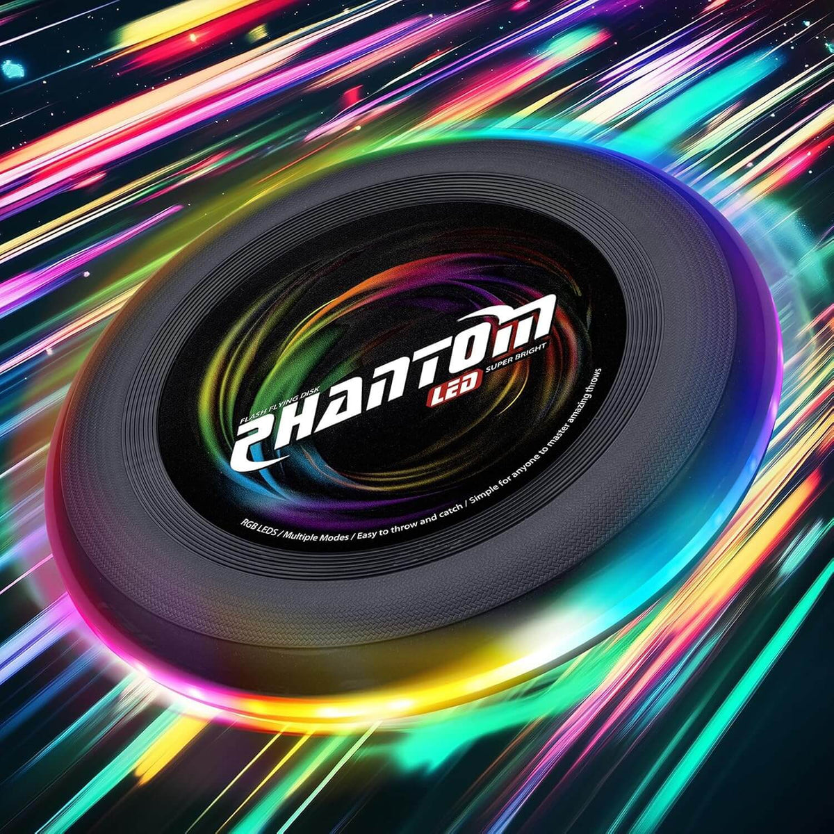 8.85'' LED Flying Disc with 13 Dynamic Light Modes