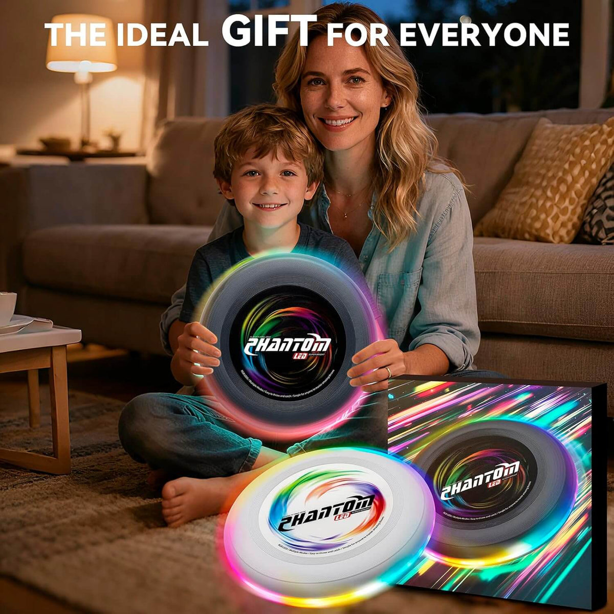 8.85'' LED Flying Disc with 13 Dynamic Light Modes