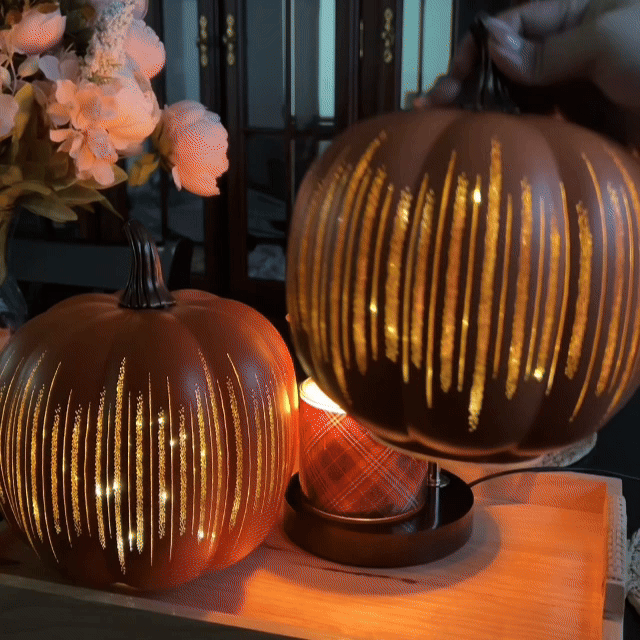 Halloween Pumpkins Twinkle Lamp