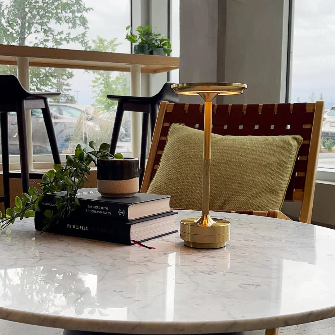 Aluminum LED Cordless Rechargeable Table Desk Lamp