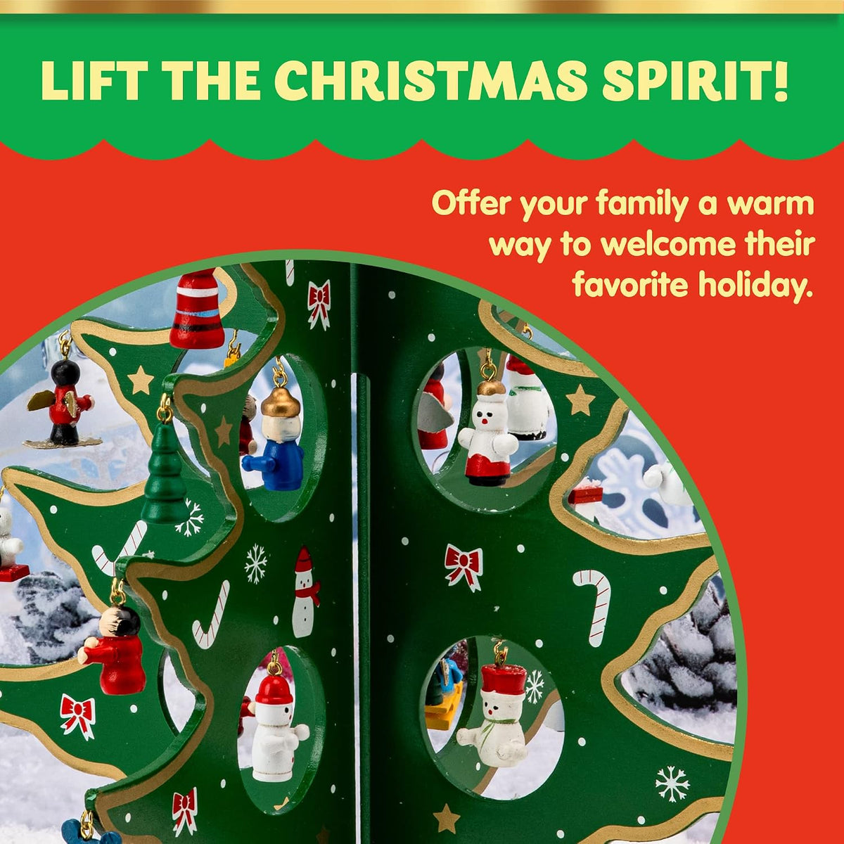28 cm DIY Christmas Tree Blind-Box Ornament Set
