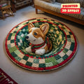 Christmas 3D Optical Illusion Round Floor Mat – 80 cm