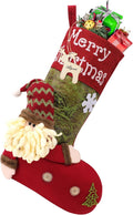 Personalized Christmas Stocking with 3D Character – 3 Designs
