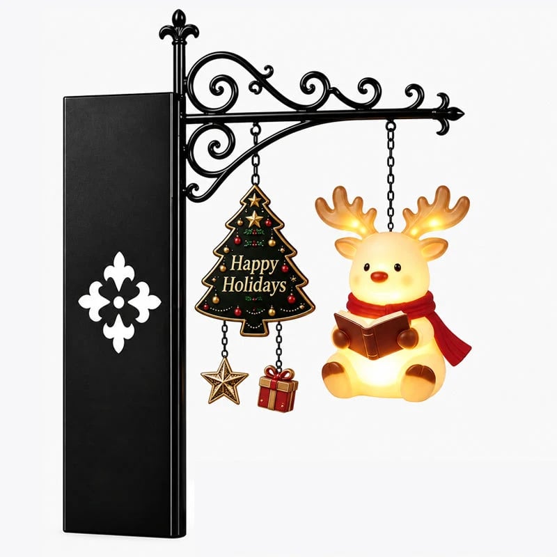 Christmas Bookshelf Character Light