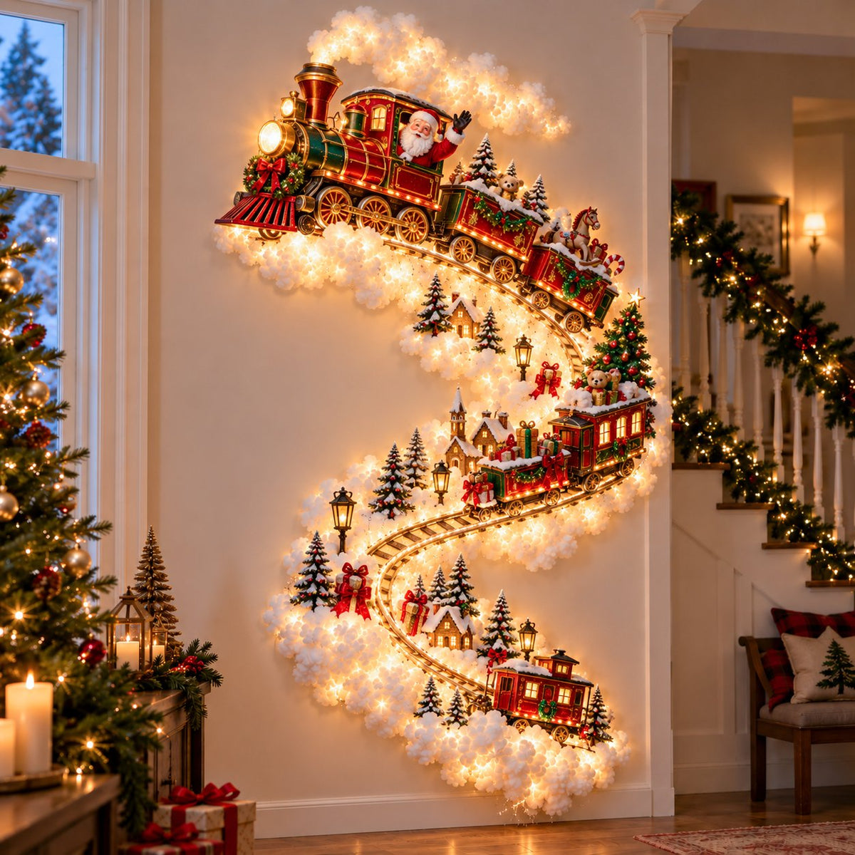 Christmas Magic Trail Wall Light - A Little Christmas Magic, Right on Your Wall