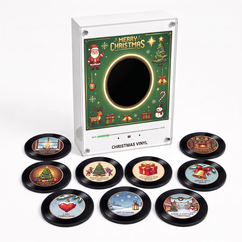 Christmas Vinyl Music Frame