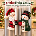 Santa & Snowman Christmas Handle Covers