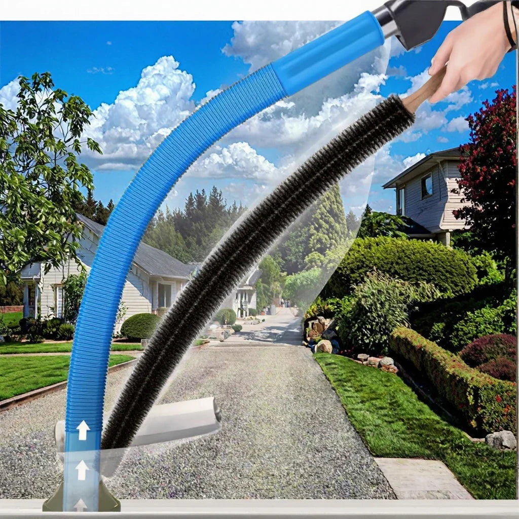Dryer Vent Cleaner Kit — Flexible, Rotating Brush, Lint Remover, Duct Cleaning, Chimney Sweeper, Power Drill Attachment