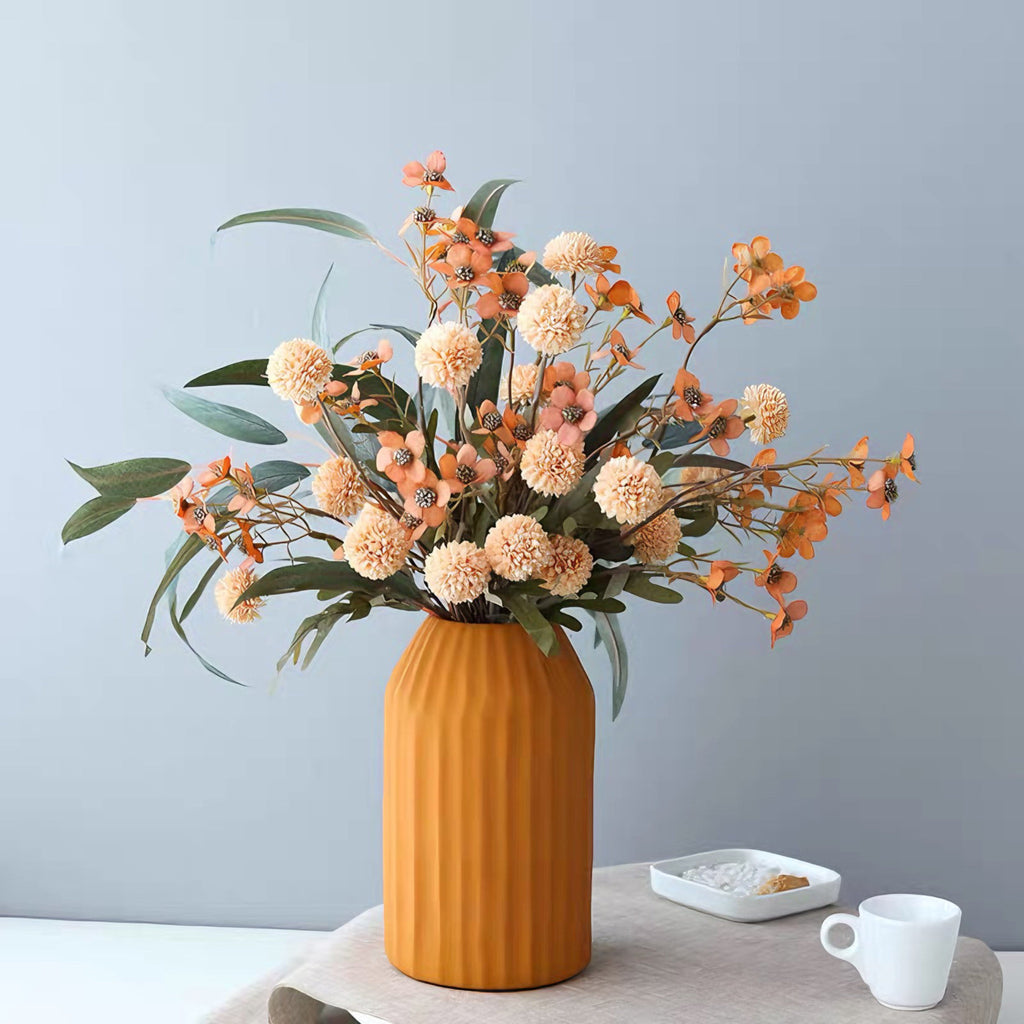 Autumn Wildflower & Dandelion Artificial Floral Arrangement