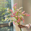 Blush & Ivory Forsythia Elegance Artisan Faux Floral Arrangement