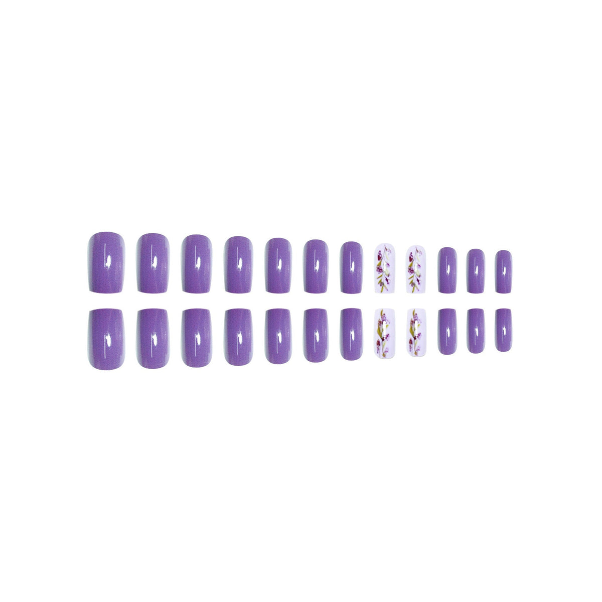 Floral Accent Nail Art Extensions 
Maetiva