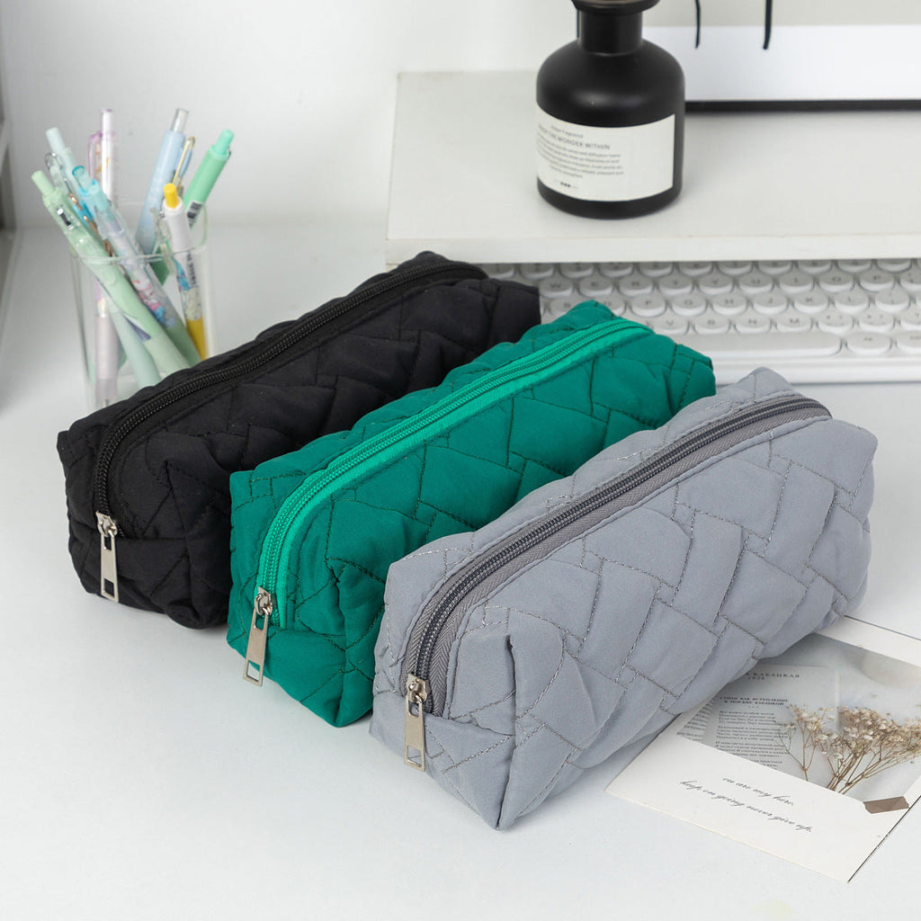 Quilted Textured Pencil Case 
Maetiva