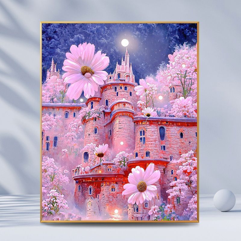 Fantasy Castle Landscape Canvas Art 
Maetiva