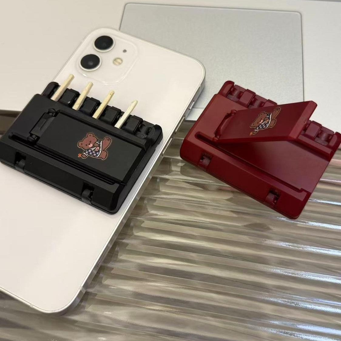 Matchstick Storage Phone Holder