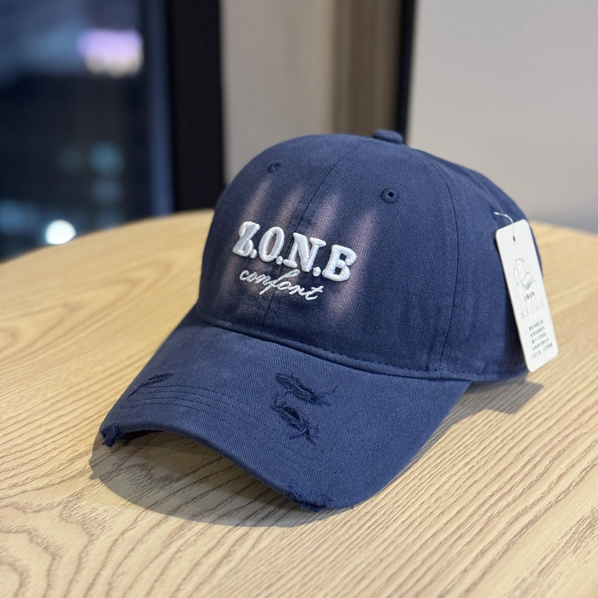 Unisex Distressed Cotton Baseball Cap 
Maetiva