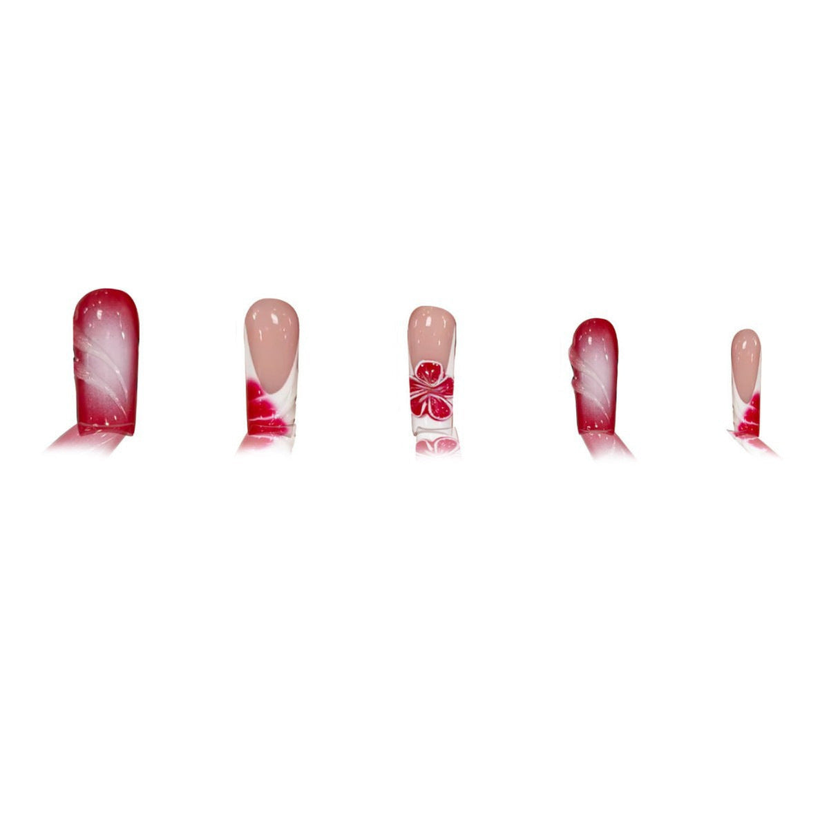 Floral Accent Nail Art Extensions 
Maetiva