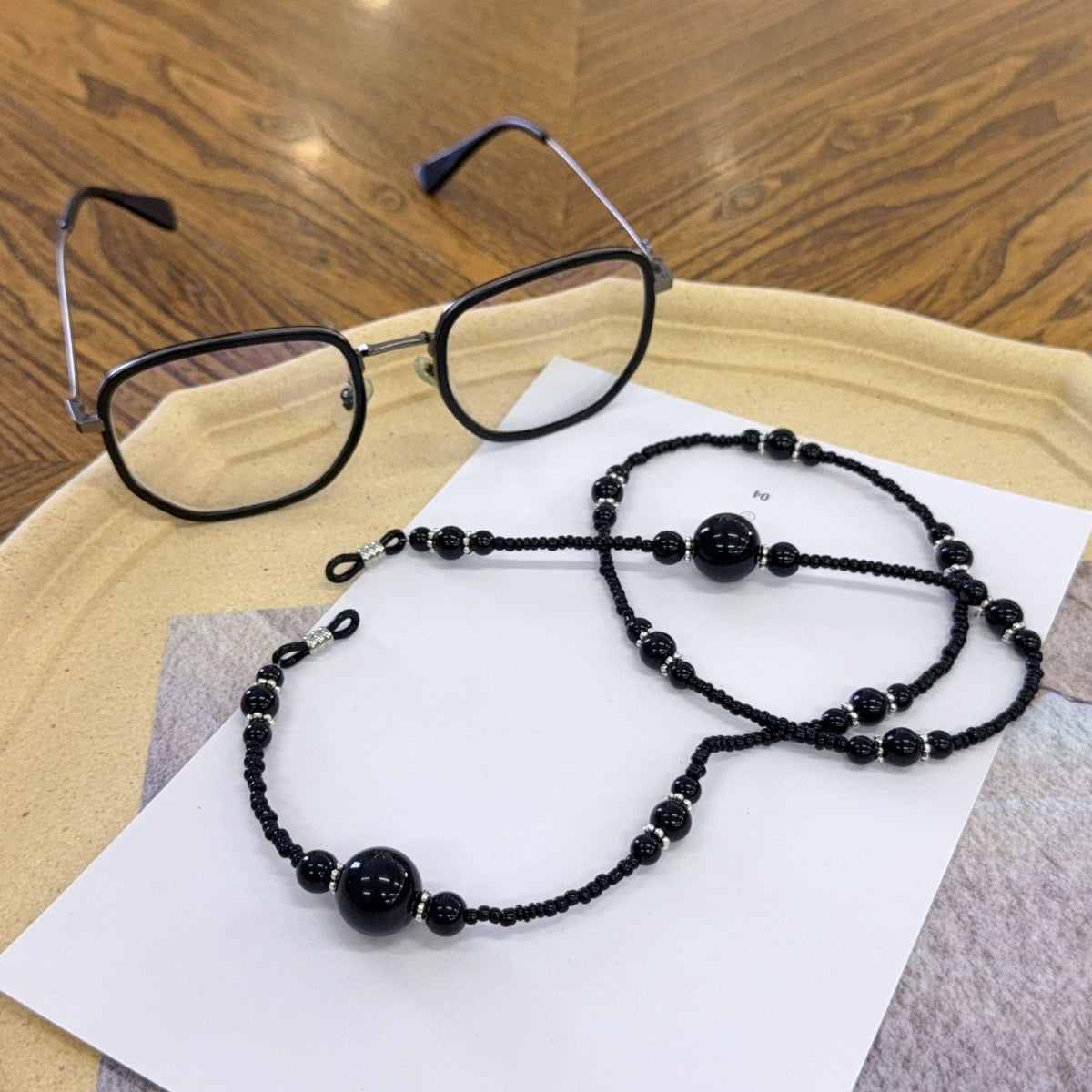 Chic Beaded Eyewear Holder 
Maetiva