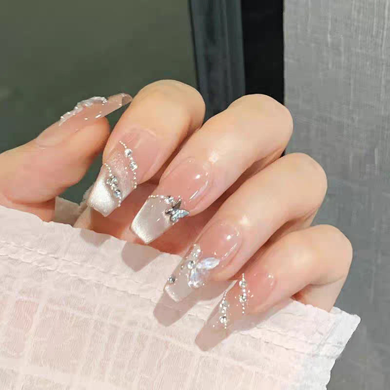 Ombre Glossy Press-On Nail Extensions 
Maetiva