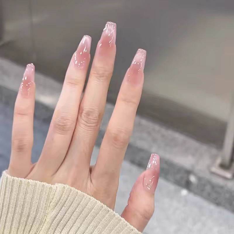 Ombre Glossy Press-On Nail Extensions 
Maetiva