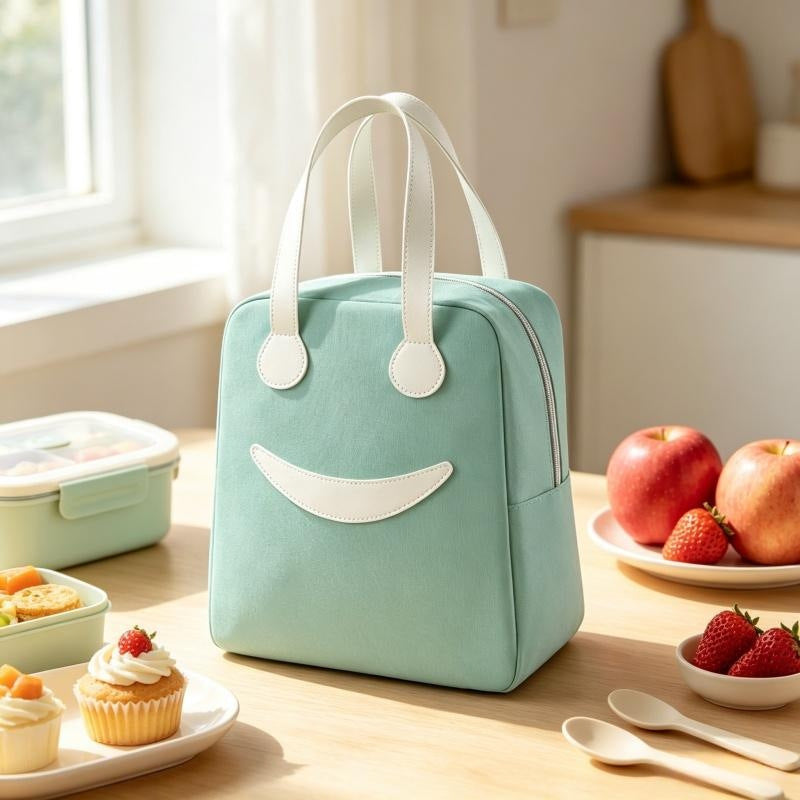 Cute Smiley Face Lunch Bag 
Maetiva
