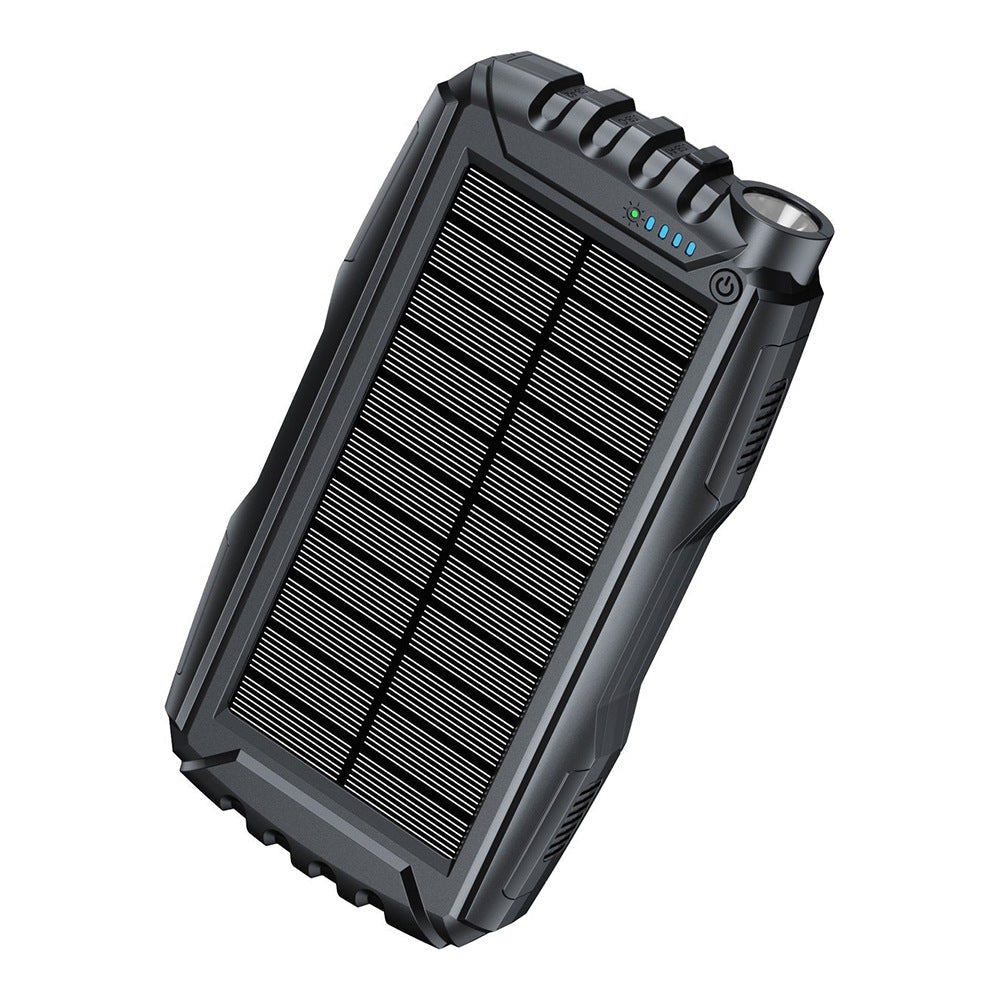 Robust Solar Power Bank with LED Flashlight 
Maetiva