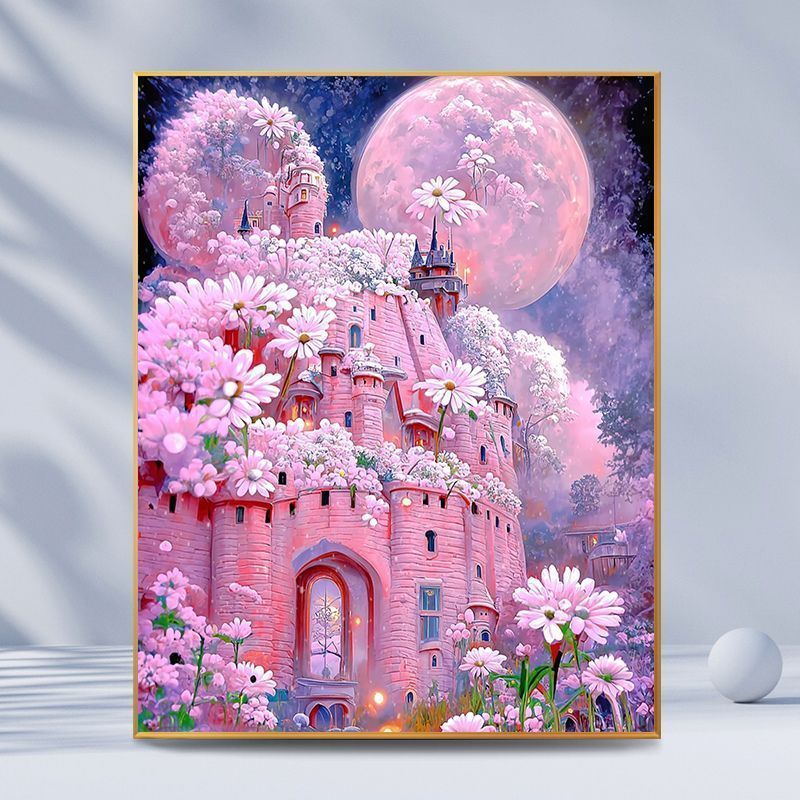 Fantasy Castle Landscape Canvas Art 
Maetiva