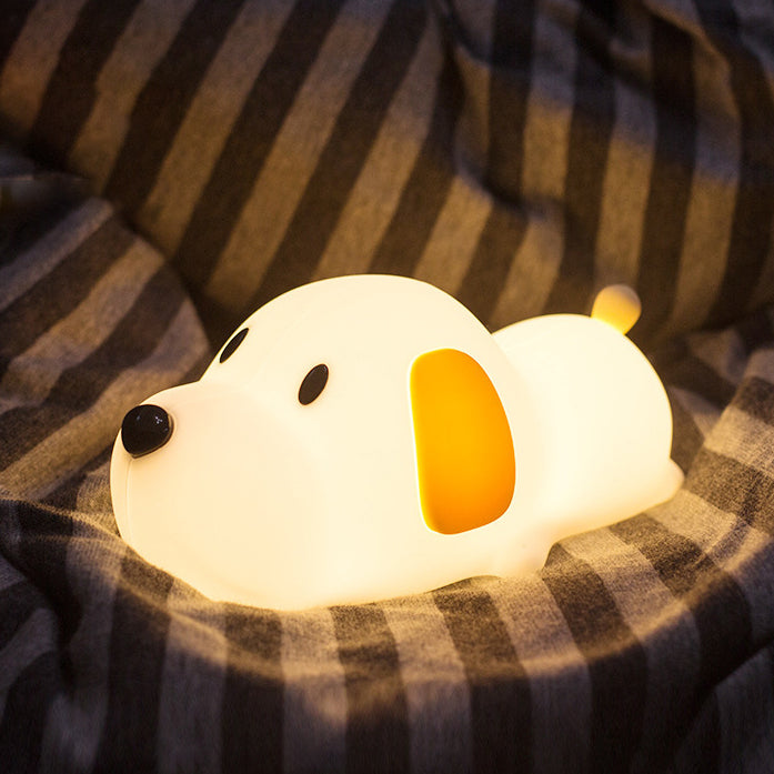 Maetiva® Puppy Silicone Squishy Night Light Gift Cute Droopy Ears and Cozy for Decor Perfect Gift