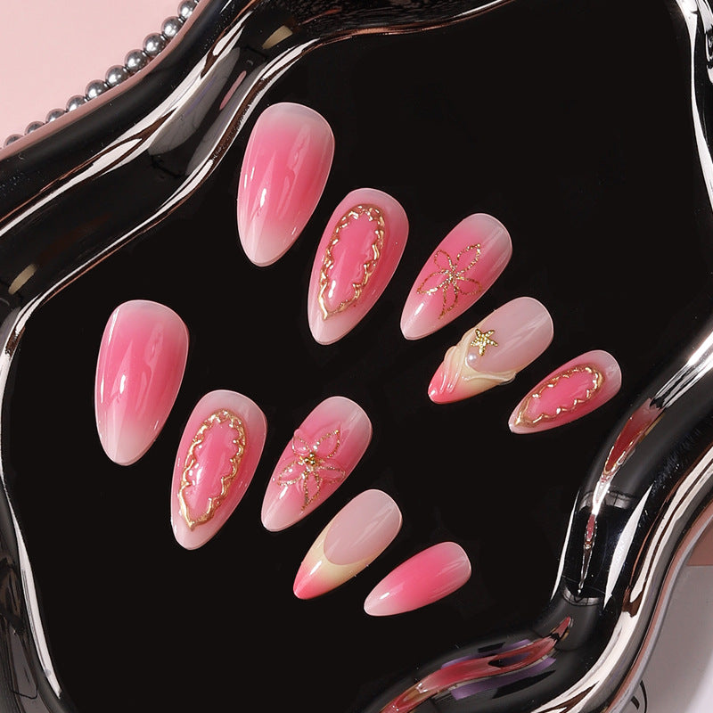 Elegant Abstract Press-On Nail Set 
Maetiva