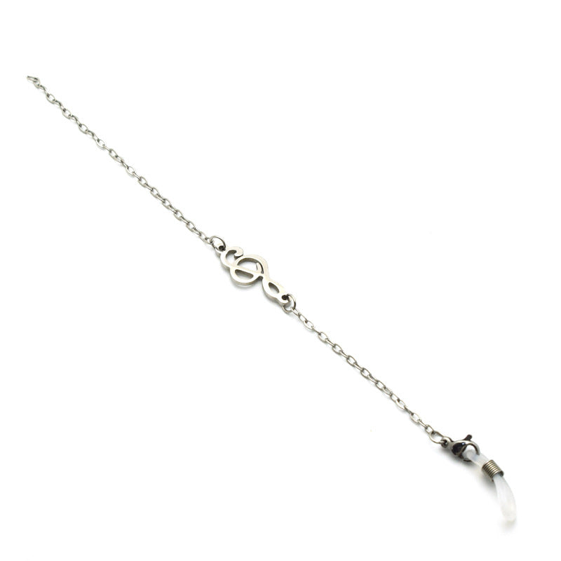 Artistic Silver Eyewear Chain 
Maetiva
