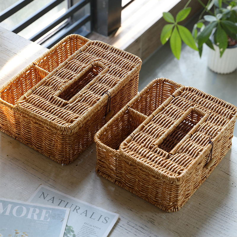 Handwoven Multi-Compartment Storage Caddy 
Maetiva