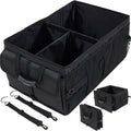 Spacious car organizer with removable compartments 
Maetiva