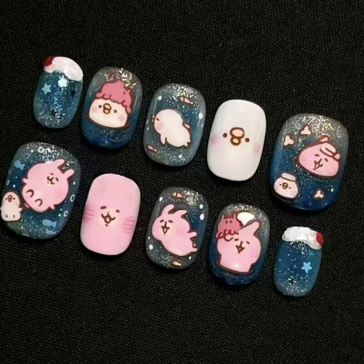 Cartoon Character Nail Art Set 
Maetiva