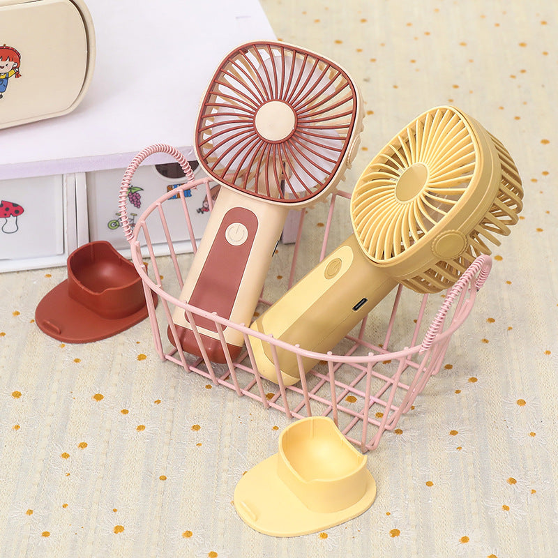 Ladies portable handheld fan with USB charging function 
Maetiva