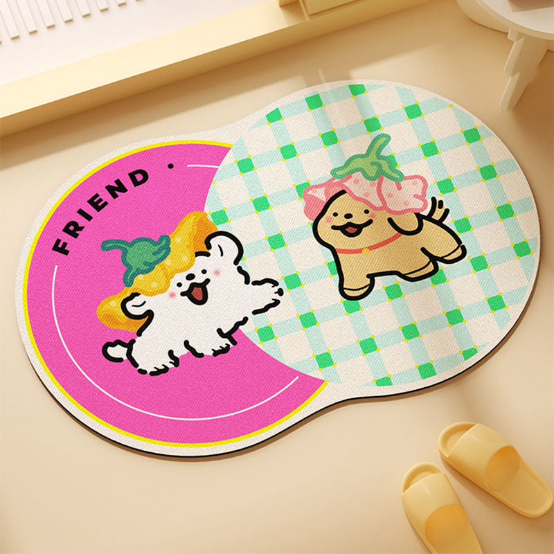 Fun Donut-Themed Bath Mat 
Maetiva