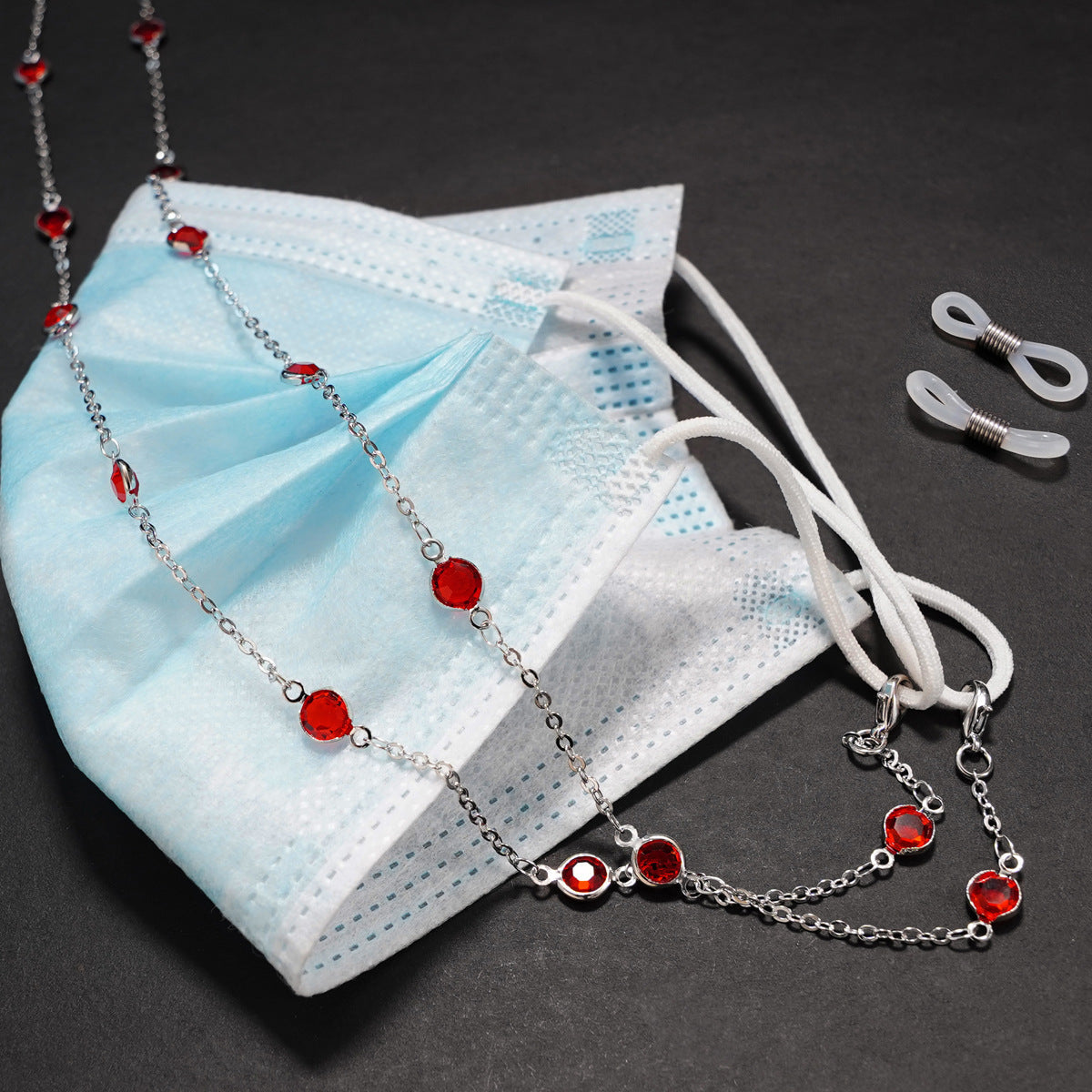 Gemstone-Studded Eyewear Holder 
Maetiva