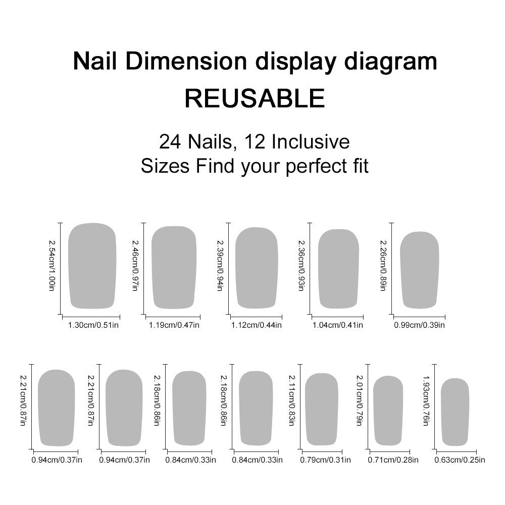 Artificial nail tips with elegant French tips 
Maetiva