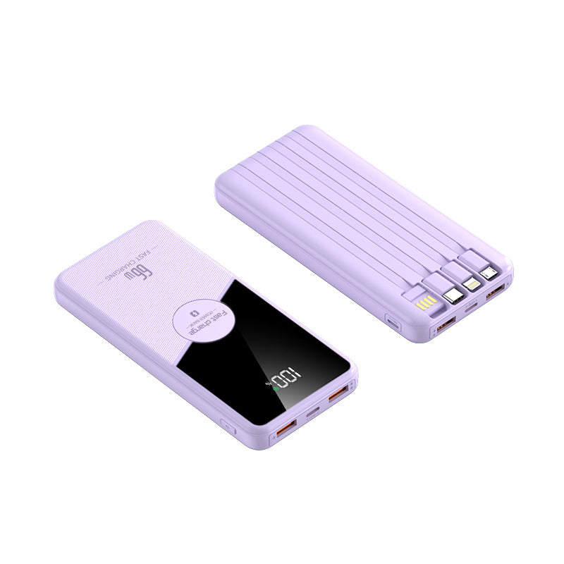 Powerbank with Integrated Digital Charging Display and Fast Charging Function 
Maetiva