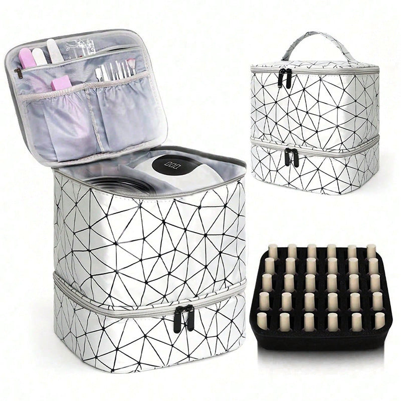 Cosmetic Organizer Bag with Dual Design and Sturdy Interior Lining 
Maetiva