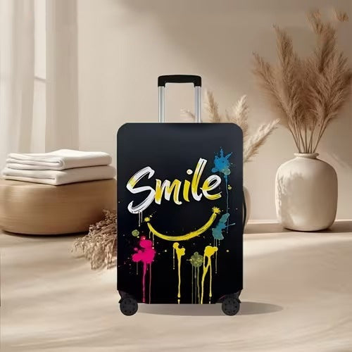 Unisex nan elastic suitcase cover with volcanic lava marble design, stretch protective cover for trolley 
Maetiva