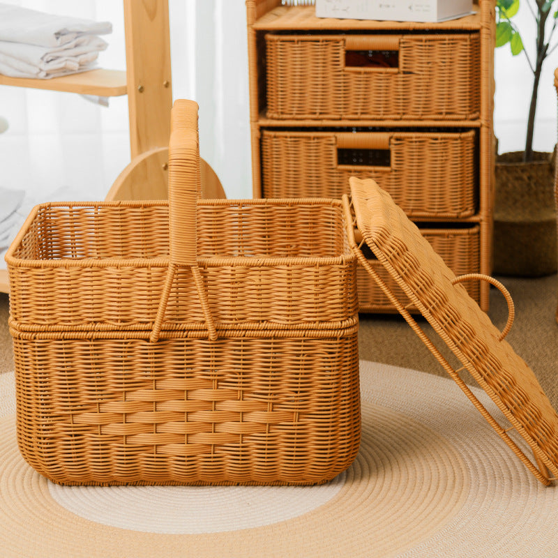 Round Woven Storage Basket 
Maetiva